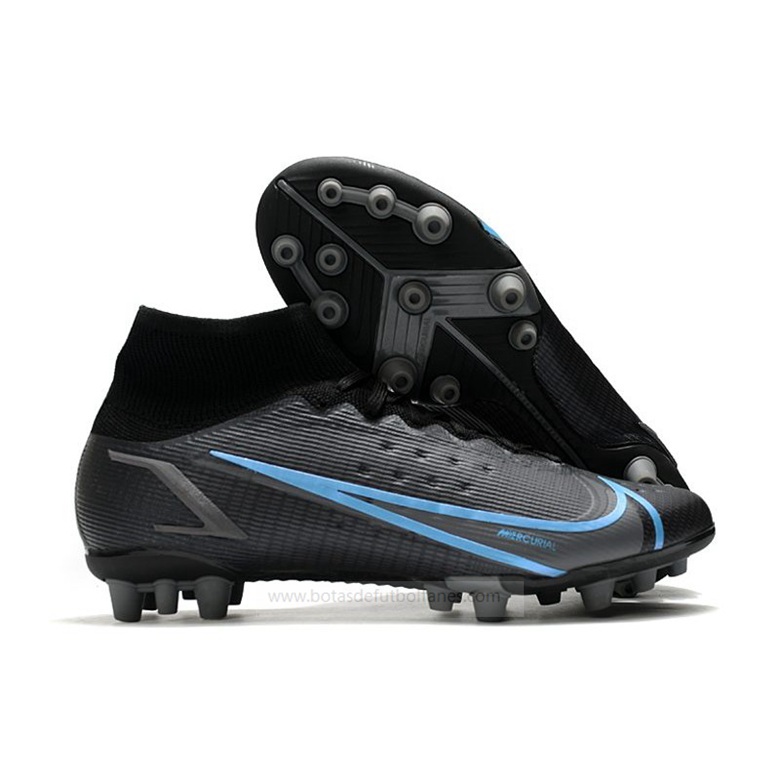 Nike Mercurial Superfly Elite AG PRO Renew Negro Gris